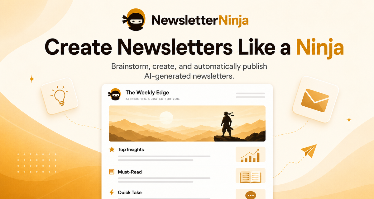NewsletterNinja AI preview